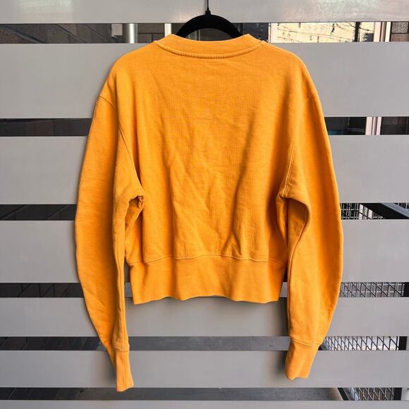 COS Bright Orange Crew Neck Pullover Sweatshirt Size S - Picture 3 of 5
